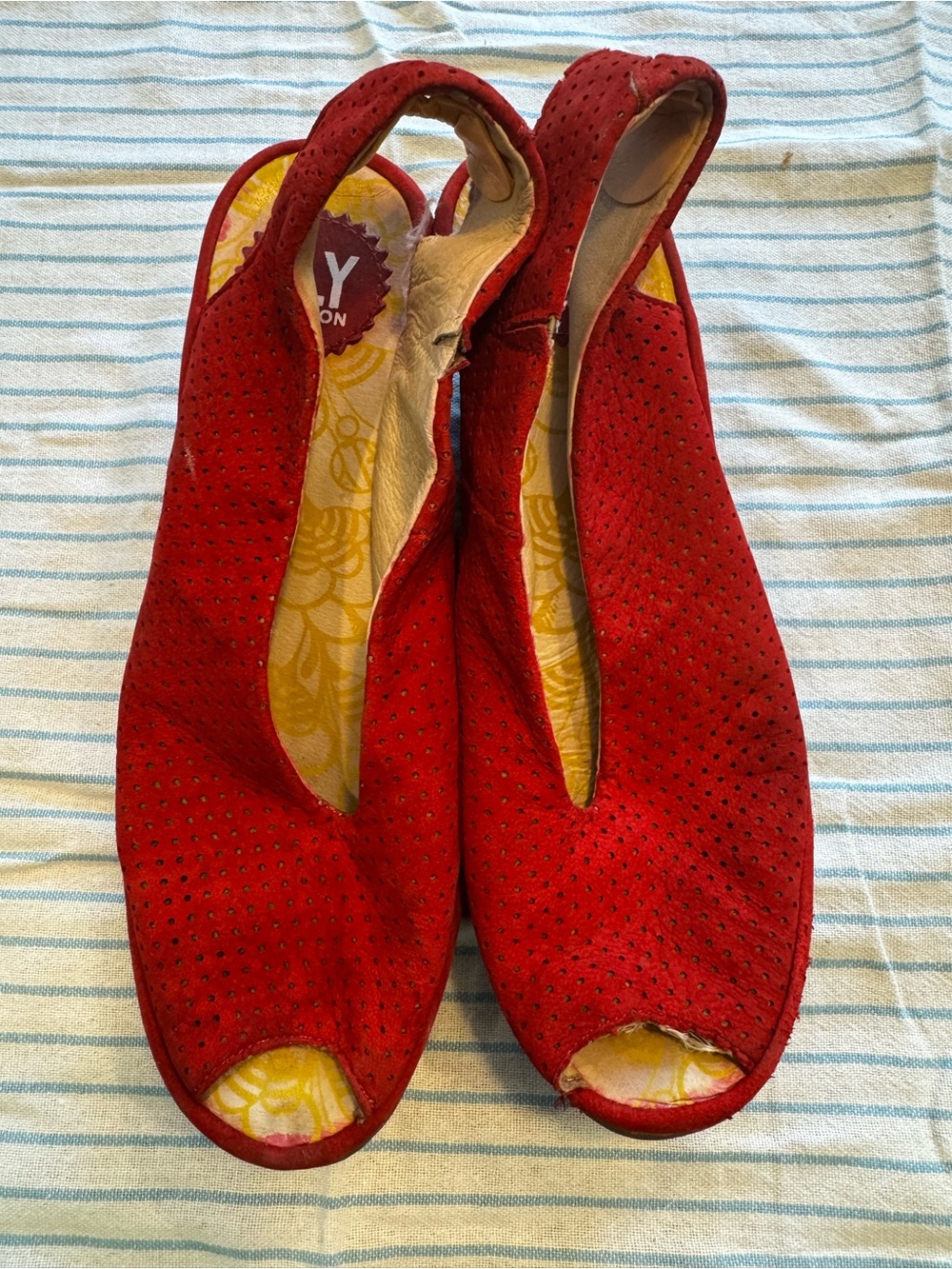 Fly London Suede Women's Open-Toe Slingback Flats